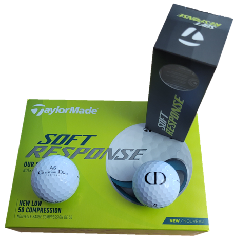 Balles TAYLORMADE Soft Response logotées ASPCD Dior